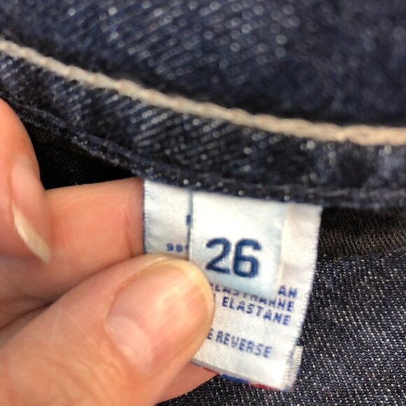 Hudson Women’s 26 Made in the USA Signature Bootcut Dark Wash Jean 5 Poc… - Picture 7 of 8